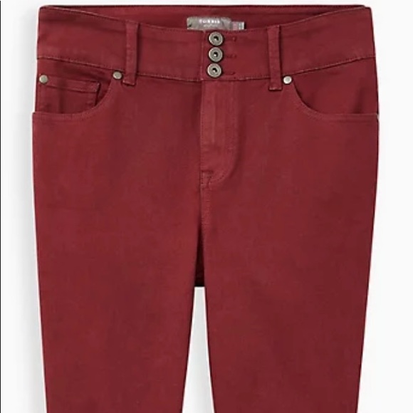 TORRID JEGGING - SUPER SOFT DARK RED - Picture 4 of 6